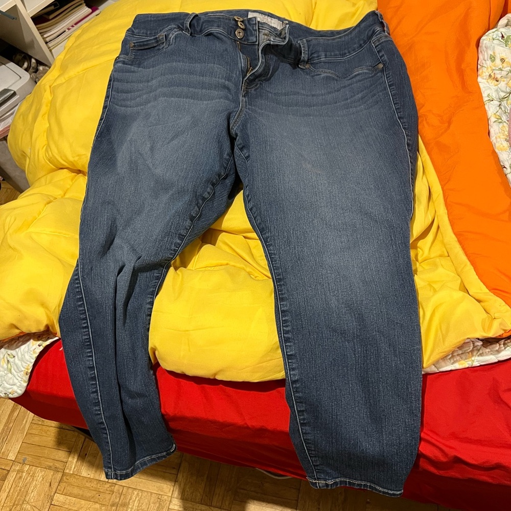 Torrid Dark Blue Skinny Jeans for Women